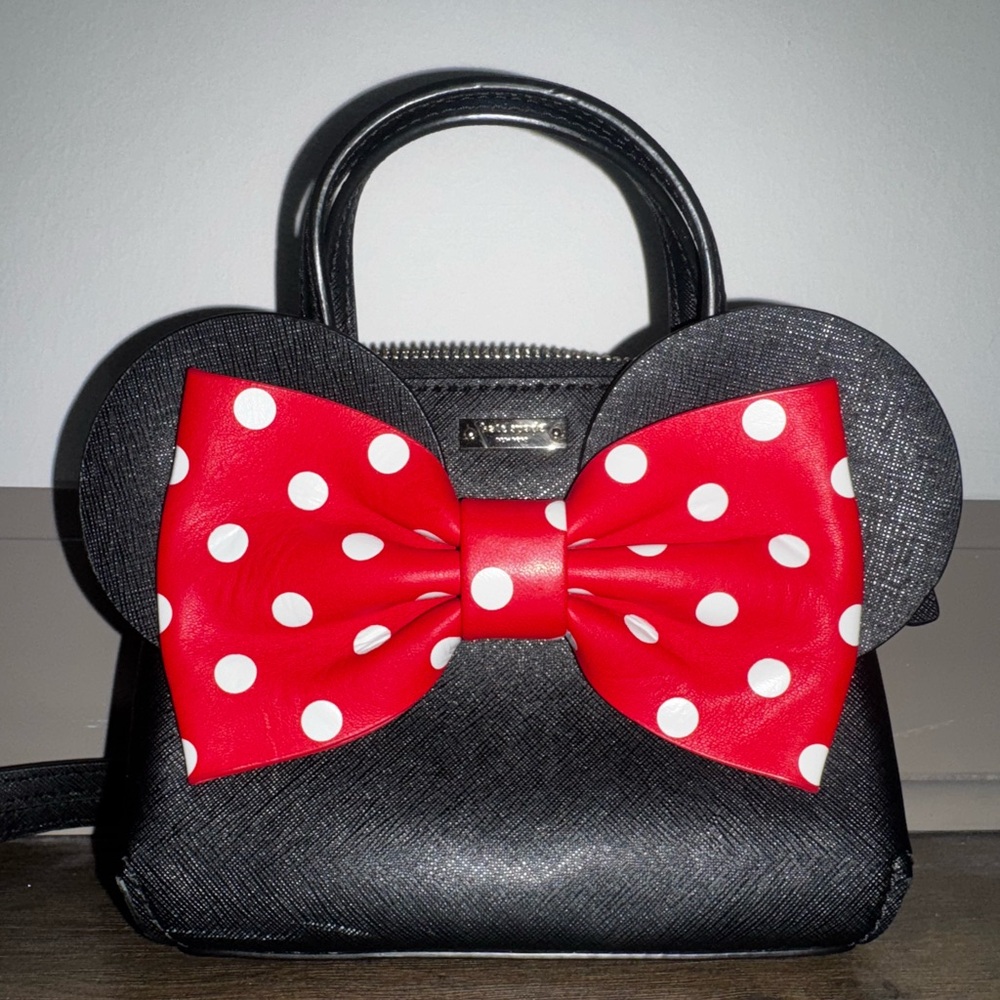 Kate Spade x Disney Minnie Mouse Black Mini Bag
